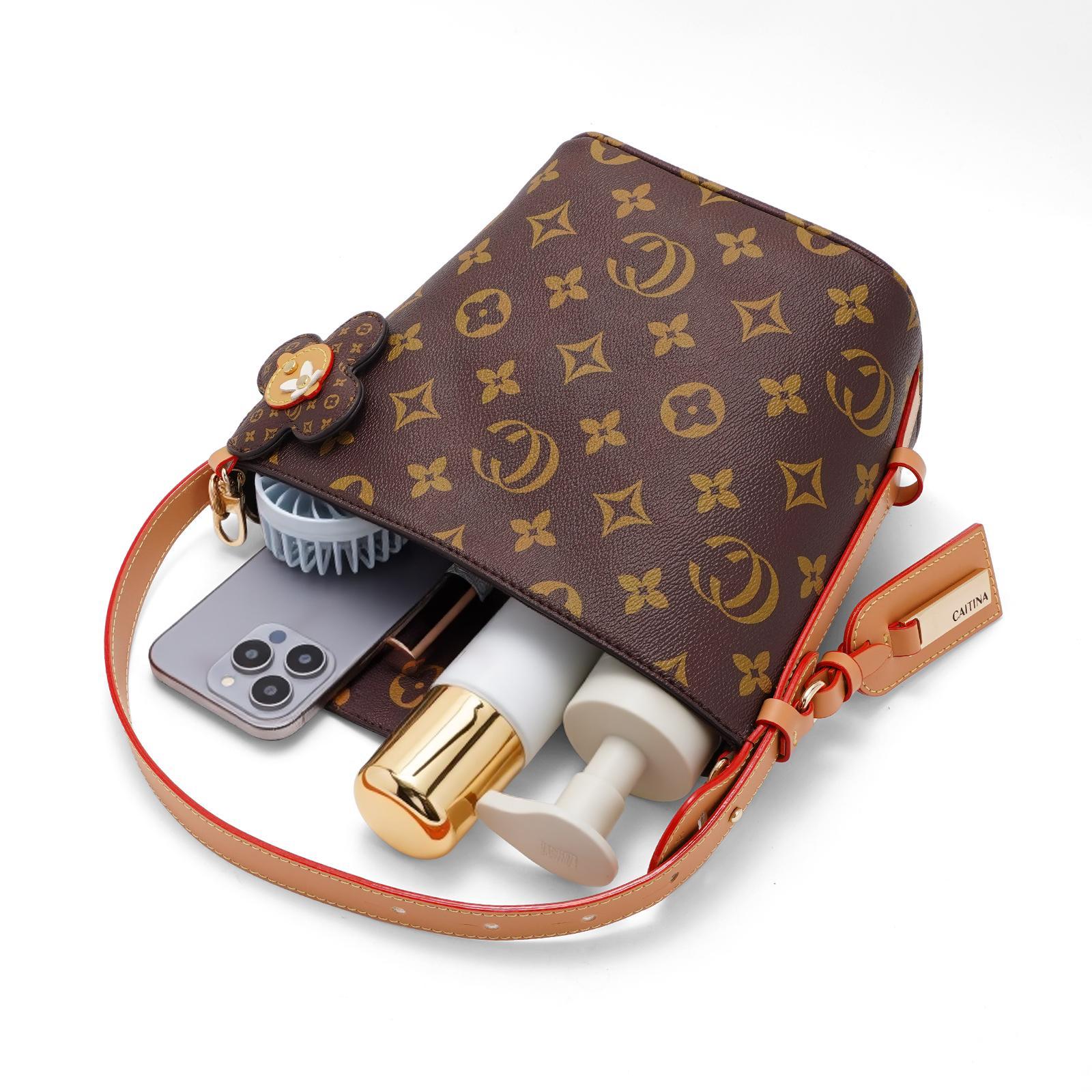 CN6098 New Fashion Printed Bucket Bag 2026, Luxurious and Trendy Shoulder Bag