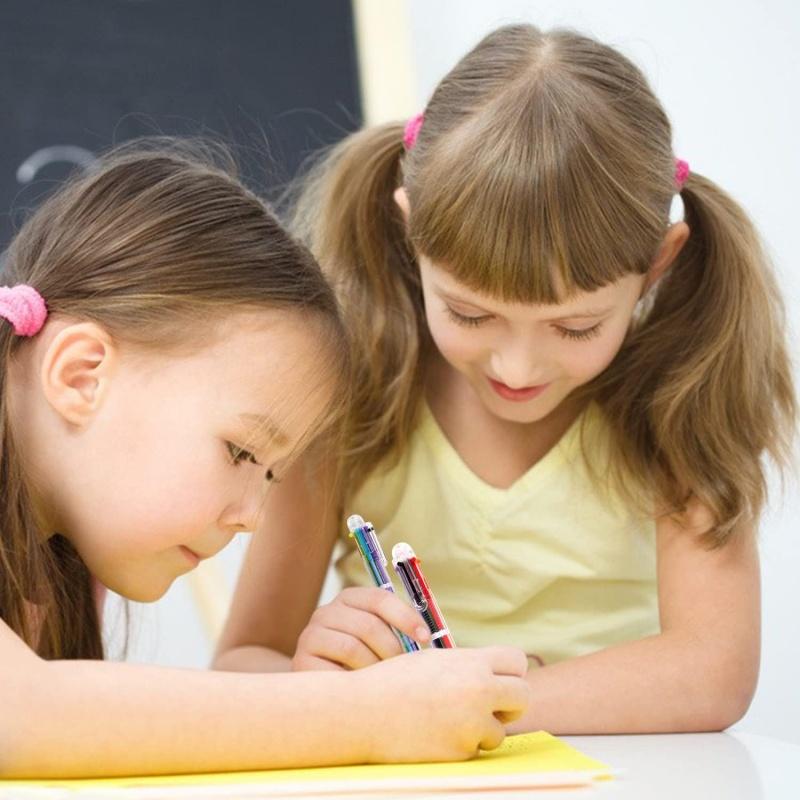 60 Pcs 30 Sets Student Gifts 0.5mm 6-Color Retractable Ballpoint Pens with Motivational Cards End of Year Presents from Teacher for School  Office Supplies