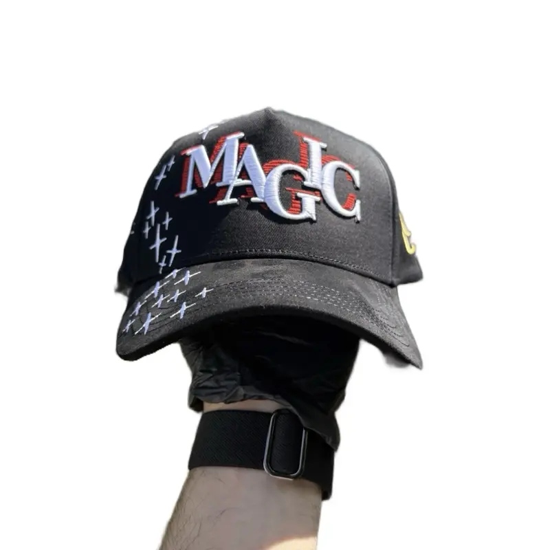 Gallo Fino Marca Registrada "Magic" Exclusive SnapBack Hat Full Set with Embroidered Stars and Stripes Design