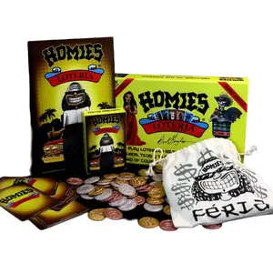 HOMIES Loteria Don Clemente Board Game Barrio Edition by David Gonzales - Classic Mexican Bingo Game for Family Game Nights - 2-6 Players Ages 8+