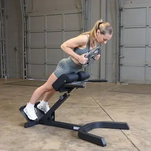 Body-Solid 45 Degree Adjustable Hyperextension Back Bench GHYP345B Back Extension