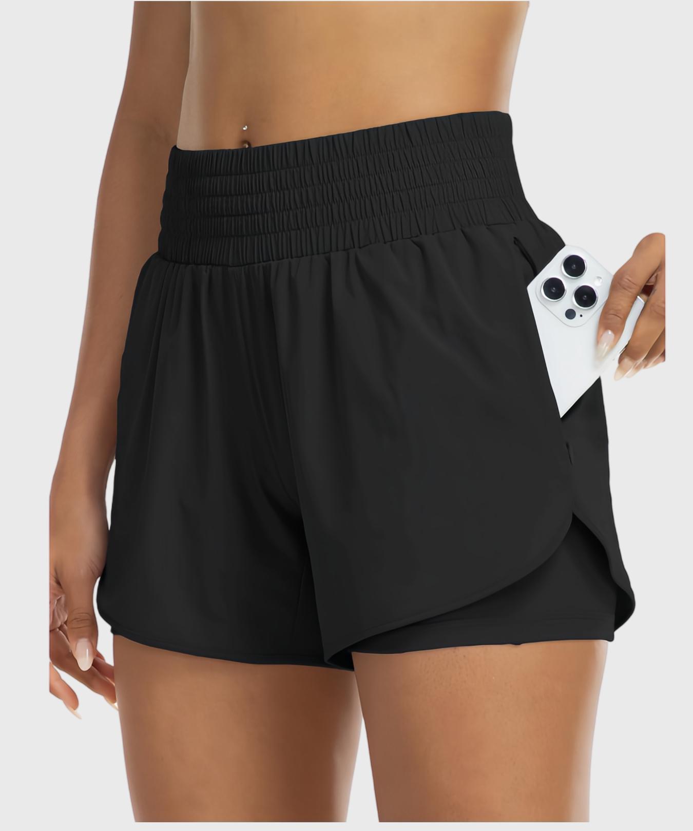 Plus Size Women'S Wide Leg Culottes, Elegant Non-Stretch Solid Color Shorts For Summer, Set of 1 Black Skirts with Shorts, Culottes, And Skirt for Wear, Suitable for And Outdoor, Featuring a High Waist Design for Women