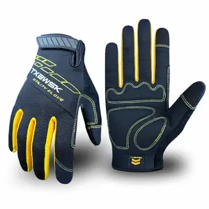 Unisex High Performance Safety Work Gloves, Flexible Breathable Touchscreen Compatible, Suitable for Mechanics, Repair, Gardening, Outdoor Use
