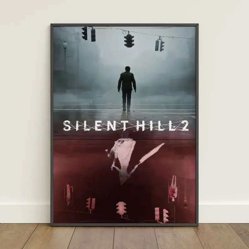 Silent Hill 2 Poster | James Sunderland Wall Art | Game Canvas Print