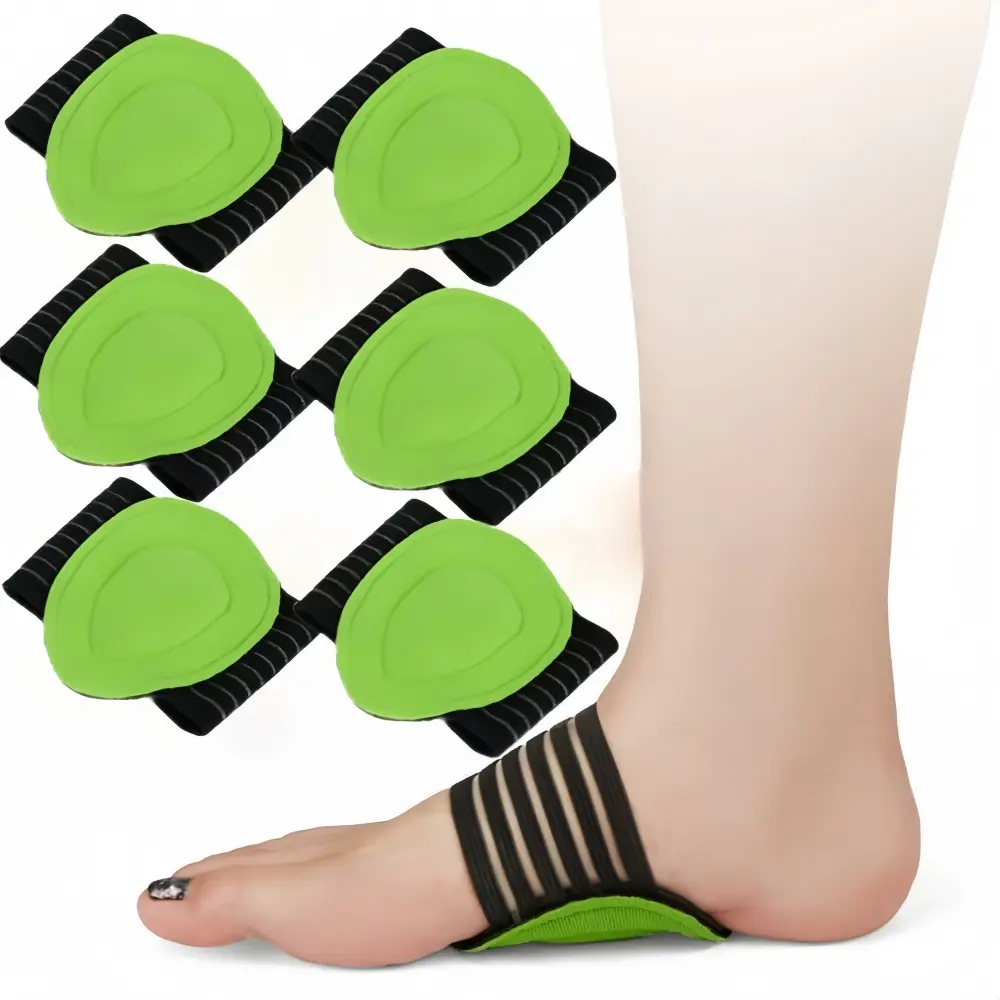 Sports insoles, 1 pair of arch support pads, designed for running, jogging and walking. Running insoles, flat foot arch support pads, providing foot support and shock absorption care. Shock Absorbing Insoles