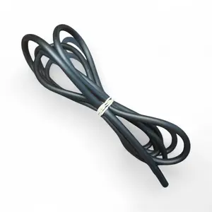 Black Silicone Airline Tubing – Flexible Aquarium Air Hose for Pumps, Sponge Filters, and Bubblers