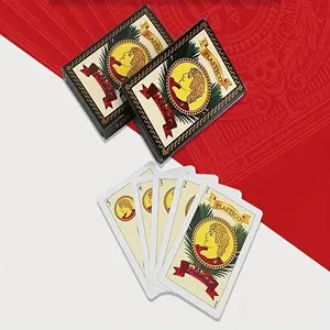 40-Sheet Spanish Playing Cards Plastic Deck with Box