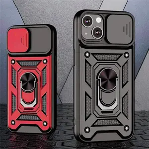 Armor Shockproof Magnetic Ring Stand Holder Case For iPhone 17Air 17 16 15 14 13 12 11 Pro Max X XR XS Max 12 13 Mini 7 8 Plus 11Pro Back Cover Smartphone Cellphone