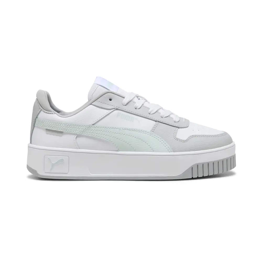 PUMA Womens Carina Street Platform Sneakers Shoes Casual - White