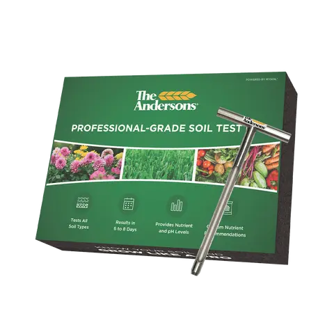 The Andersons Soil Testing Kit & Probe for Soil Testing in Lawns - Complete & Accurate Nutrient and pH Analysis with Recommendations Tailored to Your Soil Needs