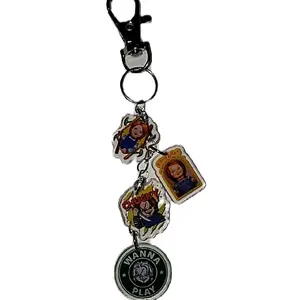Chucky Keychain Bag Clip Charm - Compact & Convenient Clip Design for Bags & Keychains - Perfect Essentials - Ideal Daily Accessory