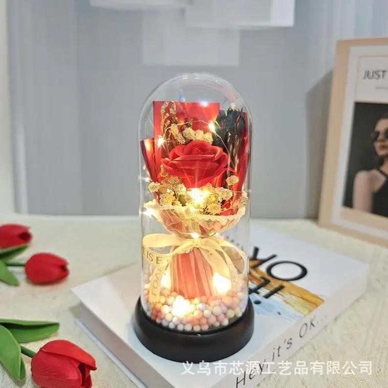 1 red flower