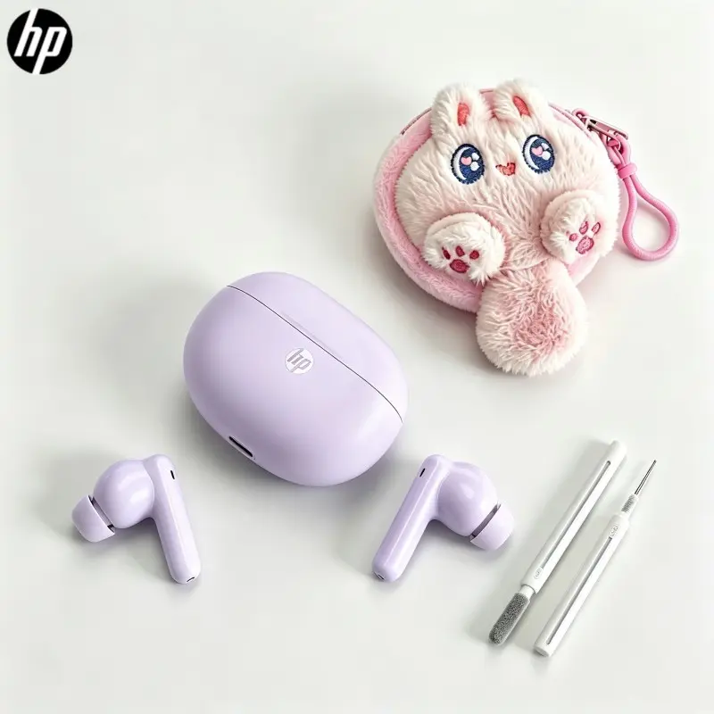 Hp Upgrade In-Ear Headphone Set, Anc Noise Cancellation, HiFi Bass, Immersive Sound, Comfortable Design, 22 Hours Battery Life, Ideal for Gaming and Calls