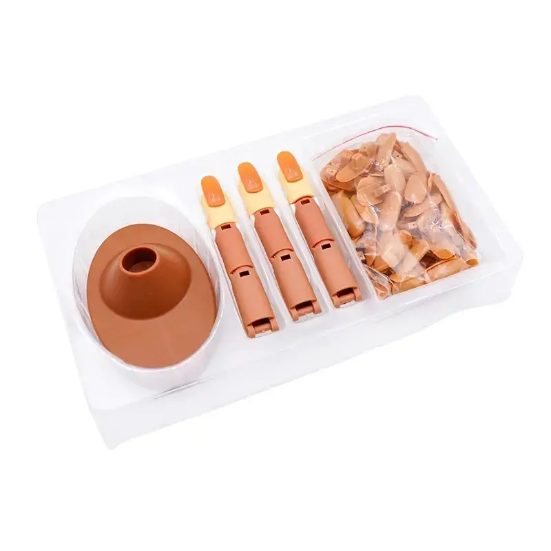 Nail Practice Set Model With Base Manipulator Activity Finger Nail Piece Manicure Training Hand Showing Shelf
