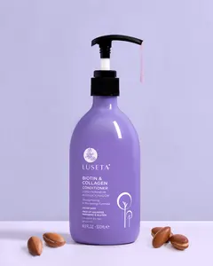 Luseta Biotin & Collagen Conditioner for Hair Growth Thickening Shampoo for Thinning Hair andHair Loss - Infused with Argan Oil to Repair Damaged Dry Hair - Sulfate Free Paraben Free