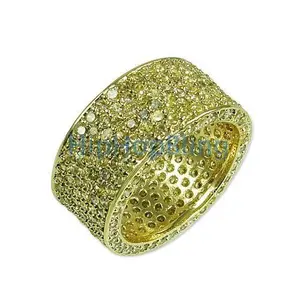 Lemonade 360 Eternity CZ Iced Out Ring