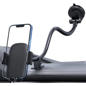 Phone Holder - 14-Inch Long Arm Windshield  Cell Phone Holder Anti-Shake Stabilizer Automobile Mount for  Android Smartphones