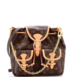 Pre-owned Louis Vuitton Canvas Coated Backpacks Excursion Backpack Monogram Canvas PM by Rebag