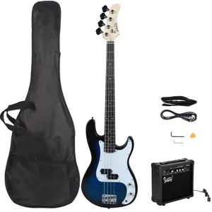 GP Multifunctional Wrench Tool Kit - Blue, Ergonomic Grip, Durable Construction, Handcrafted Accessory with Strap, Pick, Cable, Pick Holder for Guitar Technician Maintenance