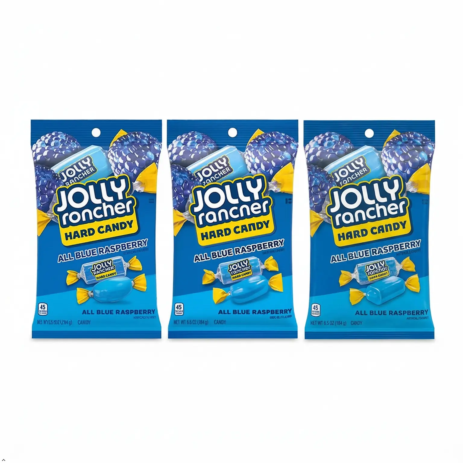 Jolly Rancher Blue Raspberry Hard Candy (Pack of 3)
