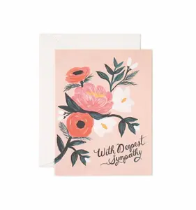 With Deepest Sympathy card