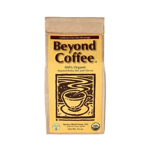 Beyond Coffee - 100% Organic Caffeine-Free Grain Coffee Substitute Roasted Barley Rye & Chicory Healthy Alternative USDA Certified Non-GMO Beverage