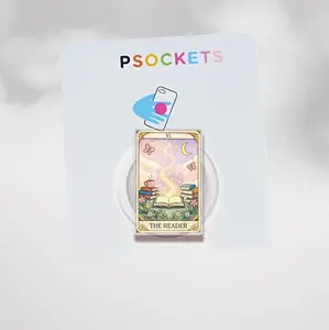 Tarot Bookish Phone Grip | Mystic Reader Phone Holder Stand | The Reader Author Night Owl Aesthetic Grip, Cozy MagSafe Phone Accessory