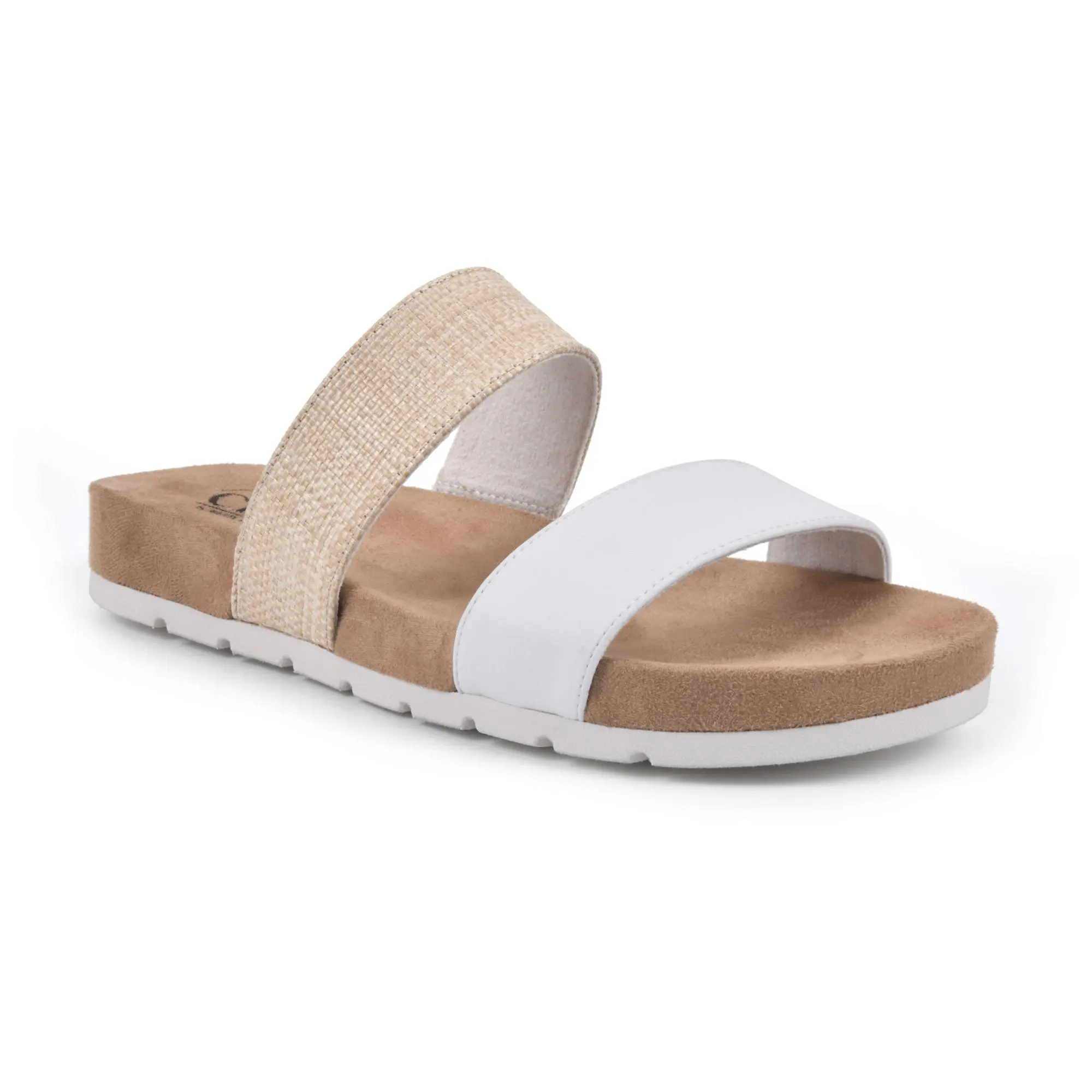 Cliffs by White Mountain Double Strap Flat Sandals - Tahlie