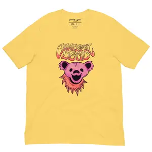 Grateful Dead | T-Shirt | Pink Bear Yellow