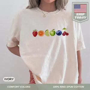 Comfort Colors Fruity Y2K Shirt Subtle Pride T-Shirt Lesbian Subtle Bisexual