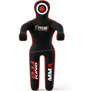 Unfilled Grappling Dummy Adult Life Size Wrestling & BJJ Training Dummy MMA Jiu Jitsu Judo Takedown & Throwing Practice Heavy-Duty Triple-Stitched Canvas Submission Dummy