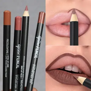 1PC Cream Texture, Outline Lip Line, Fill Lip Color, Convenient and Durable, Silky Smooth, Anti-smudge, Lip Liner, Easily Create Natural or Exaggerated Lip Shape, Lip Liner Makeup
