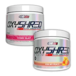 Balance & Burn Stack Bundle-EHPlabs OxyShred Ultra Concentration (150mg Caffeine) 33 serves+OxyShred Non-Stim (Caffeine Free) 33serves Balance & Burn Stack Bundle-EHPlabs OxyShred Ultra Concentration (150mg Caffeine) 33 serves+OxyShred Non-Stim (Caffeine Free) 33serves