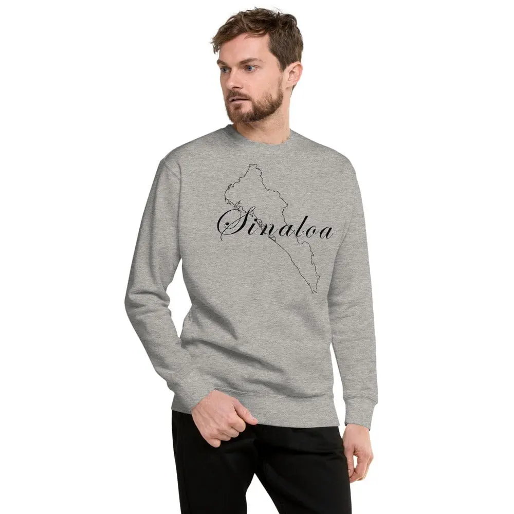 Sinaloa Unisex Premium Sweatshirt, Carbon Grey, S