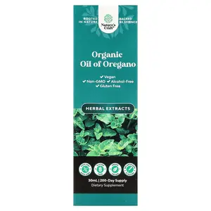 Nature's Craft Organic Oil of Oregano, Alcohol-Free, 30 ml