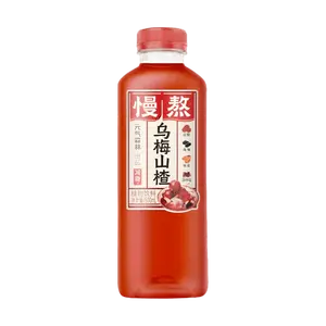 Chi Forest Reduced Sugar Plum Hawthorn Drink 500ml - Refreshing & Appetizing Botanical Beverage for Gut Health