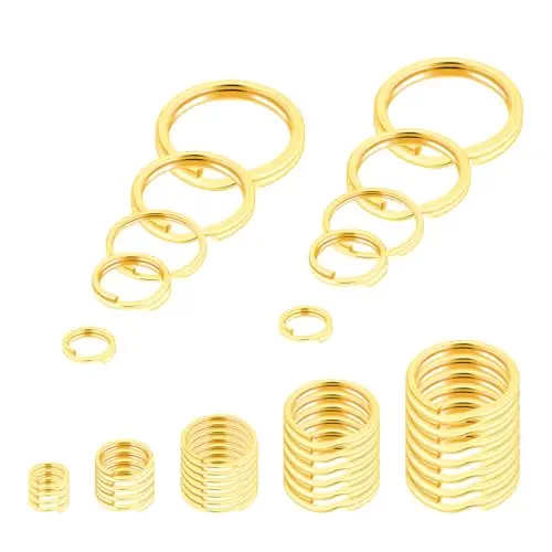 5 Sizes Gold 500pcs