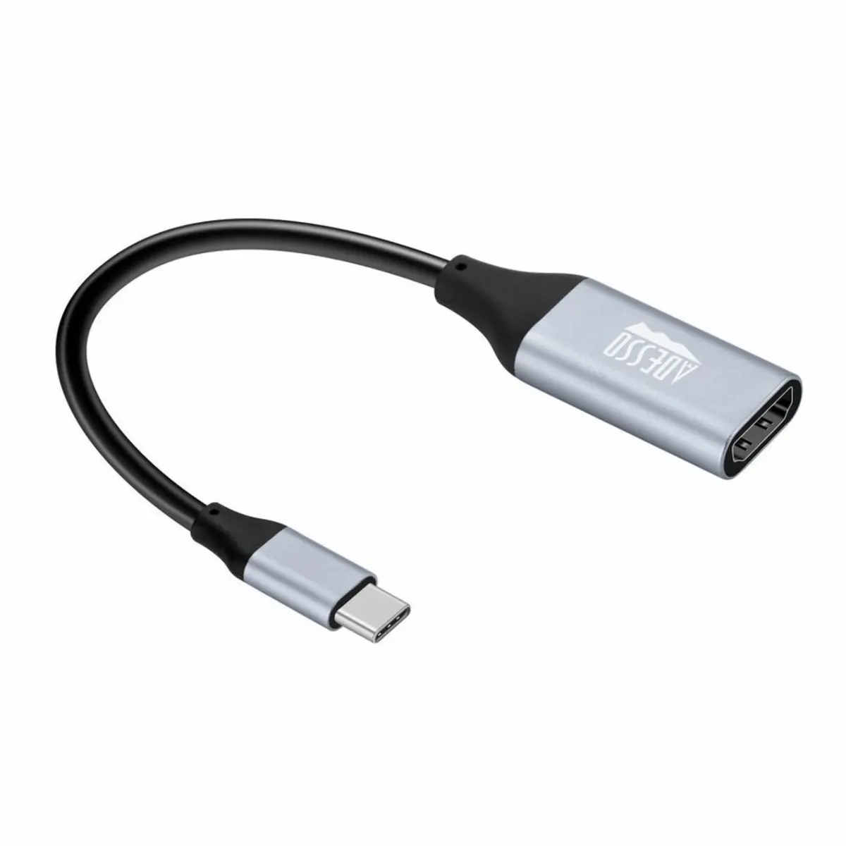 Adesso AUH-5010 USB-C to HDMI Adapter - Compact Portable Computer Accessory for Device-to-Screen Connection, Essential Computer Accessories