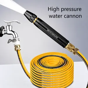 High Pressure Water Hose Nozzle – Home High Pressure Car Wash Water Gun, Power Washer Hose Attachment, High Pressure Garden Hose Nozzle for Car Washing, Patio Cleaning & Outdoor Watering