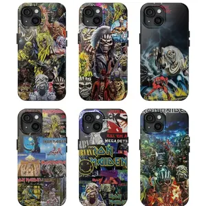 Iron Maiden Band Phone Case, Rock Fan Protective Cover, Gift for Fans, For iPhone 11-17 Pro Max/Plus & Samsung Galaxy S23-S25