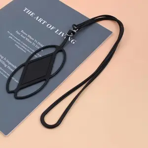 Adjustable Silicone Phone Strap Holder, Neck-Attached Design Compatible with Most Smartphones, Durable & Stylish Accessory