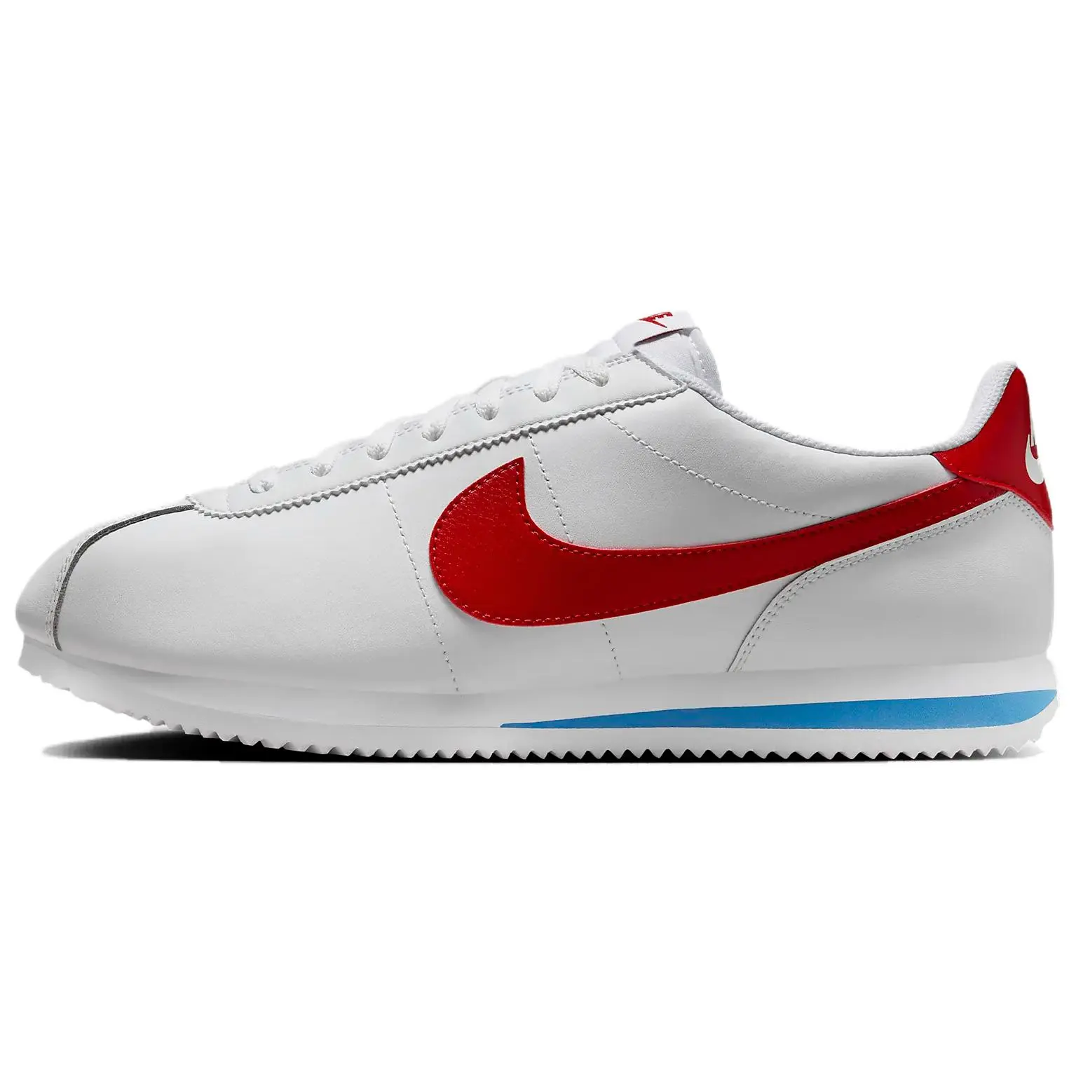 Nike Cortez Forrest Gump 2024 Stylish Comfortable Low Top Running Shoes Men's White DM4044-108