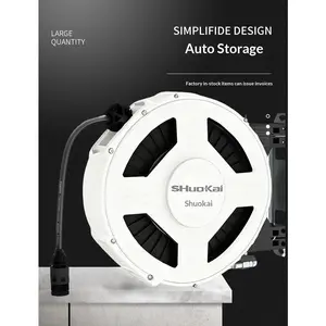 Automatic retractable hose reel, air drum, electric drum, high-pressure water drum, foam drum, PU yarn-coiled hose reel, air pump drum, cable reel