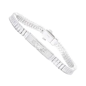 UCCIYO Square Bracelet【#B477】Bracelet UCCIYO 18k Gold-Plated Lab-Created Moissanite Chain Bracelet S925 Sterling Silver summerwins