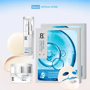 Bano PDRN Line - The Ultimate Elasticity + Deep Hydration Complex | PDRN 500 Lifting Ampoule 1 FL OZ + PDRN 1000 Anti-Aging Cream 1.69 FL OZ + PDRN Collagen Gel Mask 4-Pack (2x)
