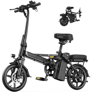 Electric Bike for Adults 48V 10.4/15.6 Ah Folding Electric Bicycle 35/55 Mile Range LCD Display Portable Ebike with Removable Battery