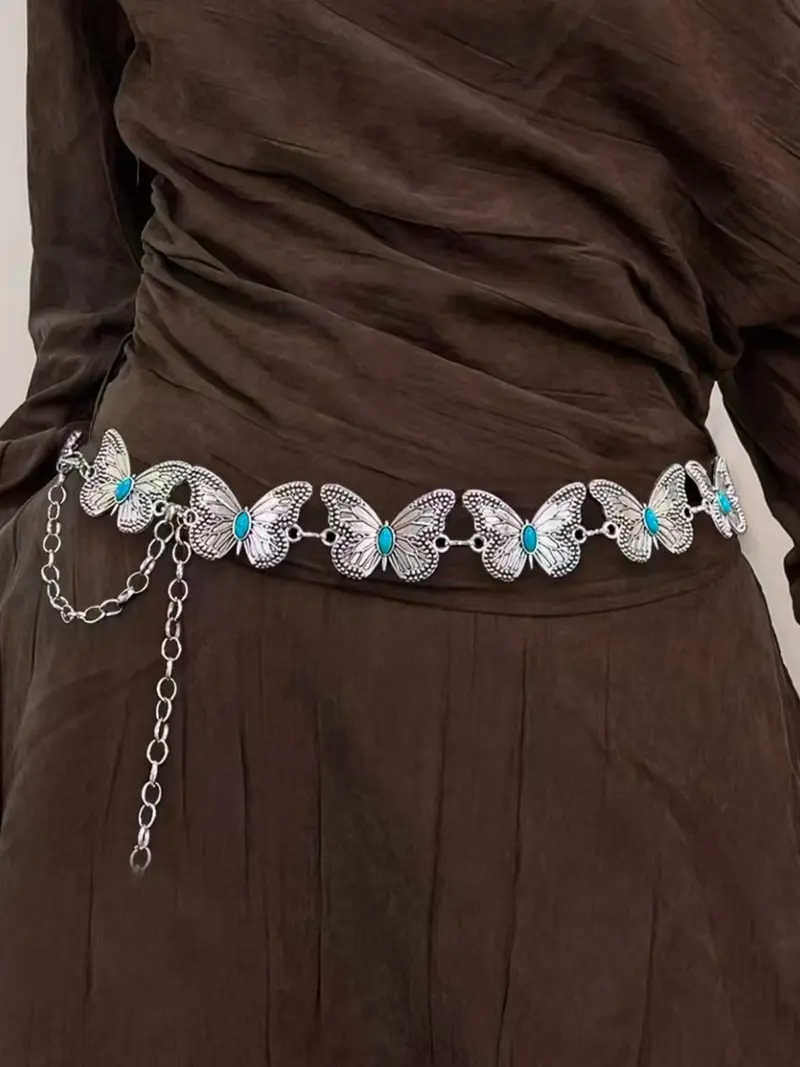 butterfly chain belt - TikTok Shop display picture 2