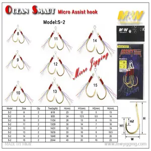 M&W International Ocean Smart Bright Silk Double Hook S-2 - High-Quality Product