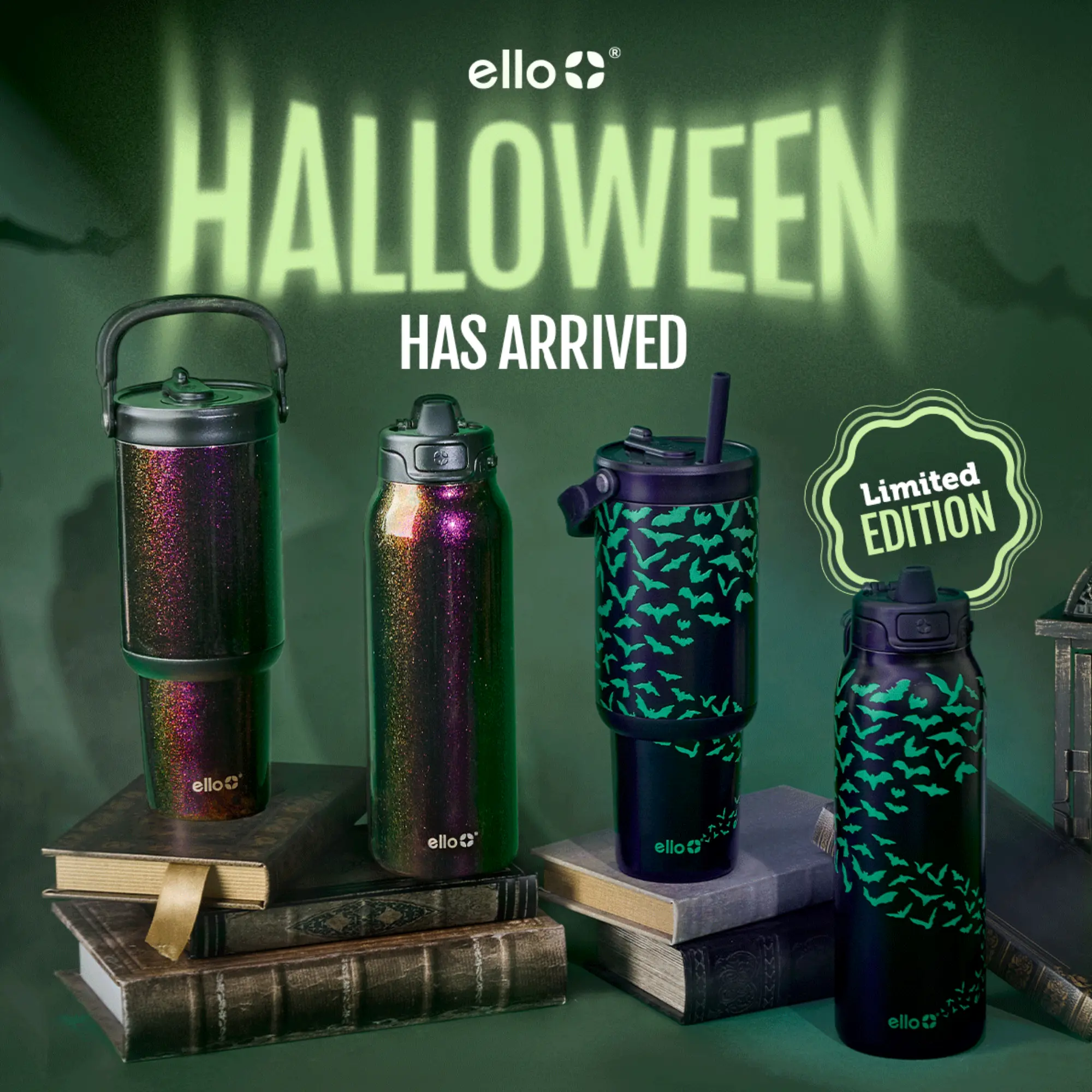 Limited Edition Halloween Drop- Pick Between Water Bottle or Tumbler