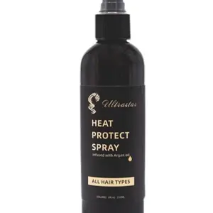 Ultrastar Treatments Heat Protect Spray for All Hair Types with Argan Oil Infusion, 8 fl oz